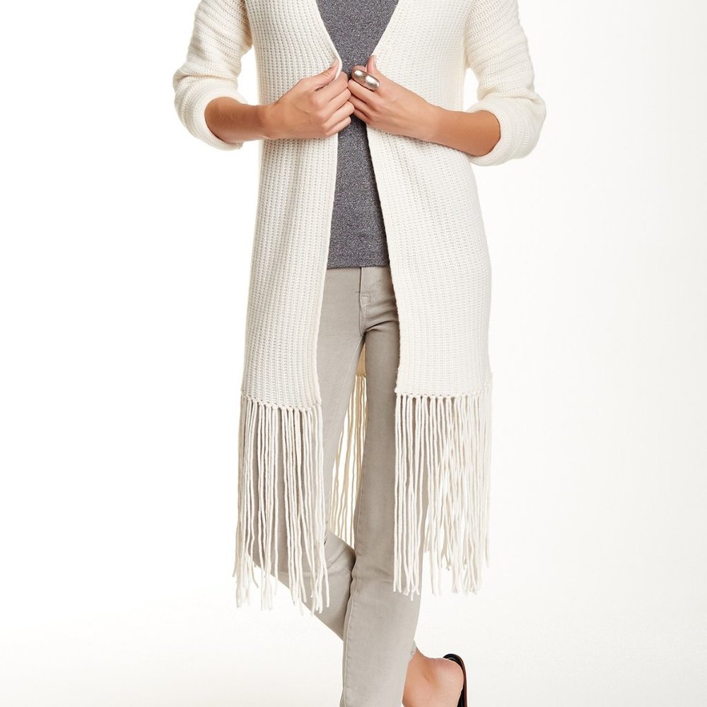 Cashmere Wool Blend Cardigan